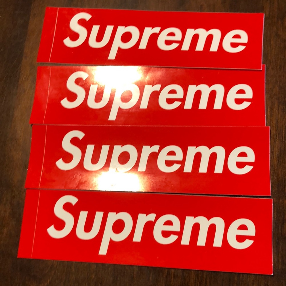Supreme stickers